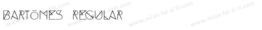 Bartomes Regular字体转换